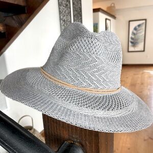 Bronxton Joia Gray Woven Hat